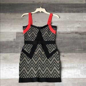 Chevron Marciano Dress